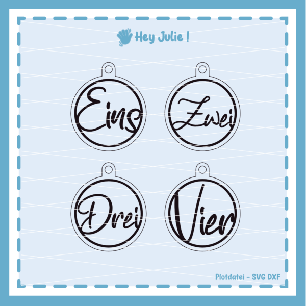 Adventskranz Anhänger