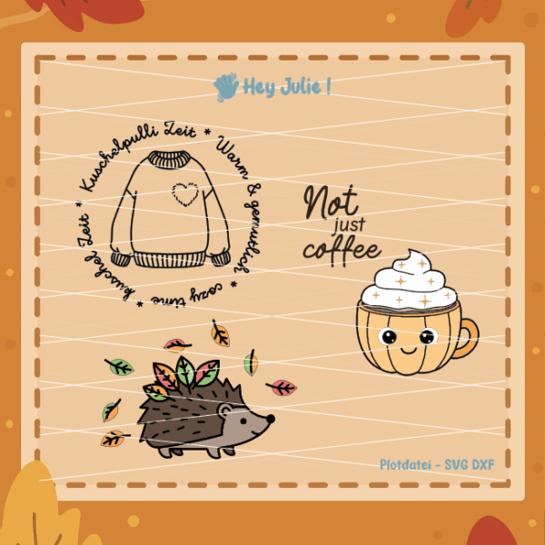 Herbstzauber 3er-Set Kuscheln & Kaffee