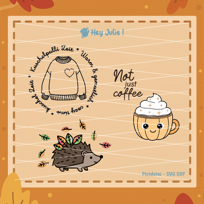Herbstzauber 3er-Set Kuscheln & Kaffee