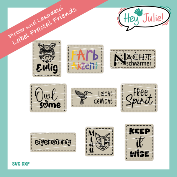 Label Fractal Friends