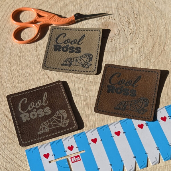 Lederimitat-Label „Cool Ross“